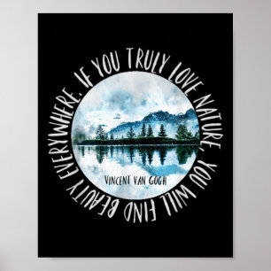 Vincent Van Gogh Motivierend inspirierende Natur Poster