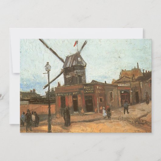 Vincent van Gogh - Moulin de la Galette, Windmill (Vorderseite)