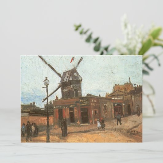 Vincent van Gogh - Moulin de la Galette, Windmill (Stehend Vorderseite)