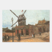 Vincent van Gogh - Moulin de la Galette, Windmill Geschenkpapier Set (Vorderseite 2)