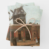 Vincent van Gogh - Moulin de la Galette, Windmill Geschenkpapier Set (Beispiel)