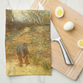 Vincent van Gogh - Moulin de la Galette, Windmill Geschirrtuch (Viertel Falte)