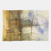 Vincent van Gogh - Moulin de la Galette, Windmill Geschirrtuch (Horizontal)