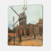Vincent van Gogh - Moulin de la Galette, Windmill Keramikornament (Links)