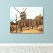 Vincent van Gogh - Moulin de la Galette, Windmill Leinwanddruck (Insitu (Holzboden))