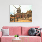 Vincent van Gogh - Moulin de la Galette, Windmill Leinwanddruck (Insitu (Wohnzimmer))