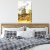Vincent van Gogh - Moulin de la Galette, Windmill Leinwanddruck (Insitu (Schlafzimmer))