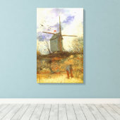 Vincent van Gogh - Moulin de la Galette, Windmill Leinwanddruck (Insitu (Holzboden))