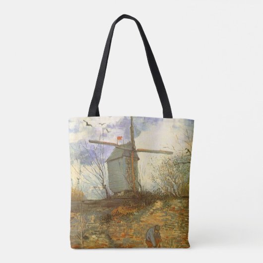 Vincent van Gogh - Moulin de la Galette, Windmill Tasche (Rückseite)