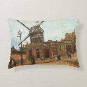 Vincent van Gogh - Moulin de la Galette, Windmühle Dekokissen