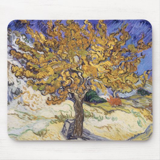 Vincent van Gogh| Mulberry Tree, 1889 Mousepad (Vorne)