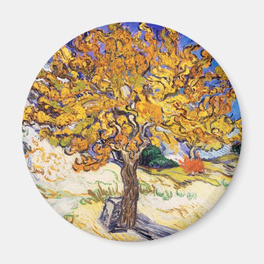 Vincent Van Gogh Mulberry Tree Fine Art Magnet (Vorne)