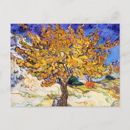 Vincent Van Gogh Mulberry Tree Fine Art Postkarte (Vorderseite)