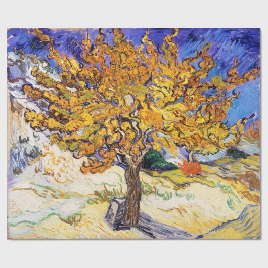 Vincent Van Gogh Mulberry Tree Geschenkpapier (Flach)