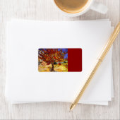 Vincent Van Gogh Mulberry Tree Kunstmalerei Adressaufkleber (Insitu)