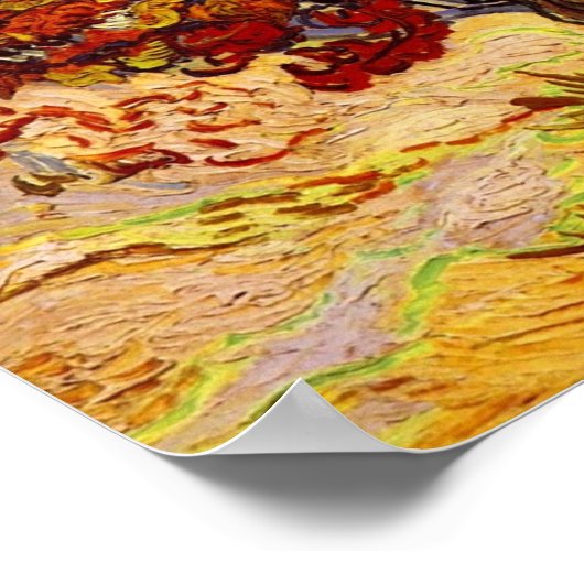 Vincent Van Gogh Mulberry Tree Kunstmalerei Poster (Ecke)