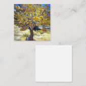Vincent Van Gogh - Mulberry Tree Quadratische Visitenkarte (Vorne/Hinten)