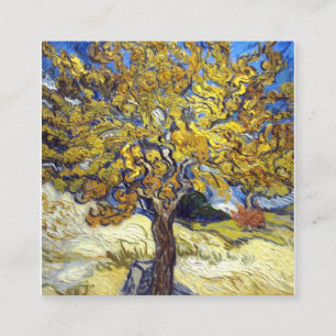 Vincent Van Gogh - Mulberry Tree Quadratische Visitenkarte