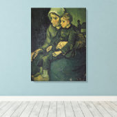 Vincent van Gogh | Mutter und Kind, 1885 Leinwanddruck (Insitu (Holzboden))