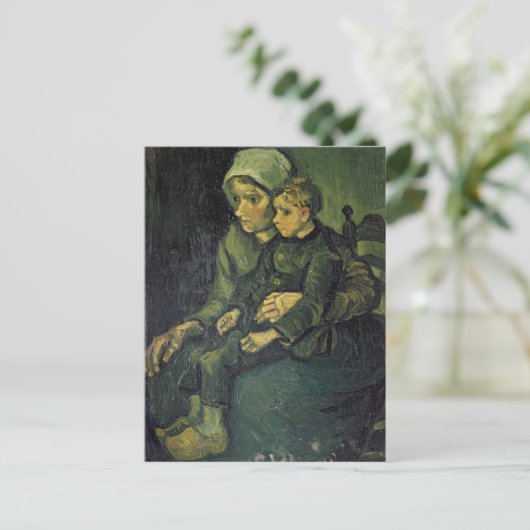 Vincent van Gogh | Mutter und Kind, 1885 Postkarte (Stehend Vorderseite)