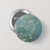 Vincent van Gogh-Niederlassungen des Mandelbaums Button (Vorne & Hinten)