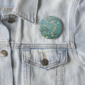 Vincent van Gogh-Niederlassungen des Mandelbaums Button (Beispiel)
