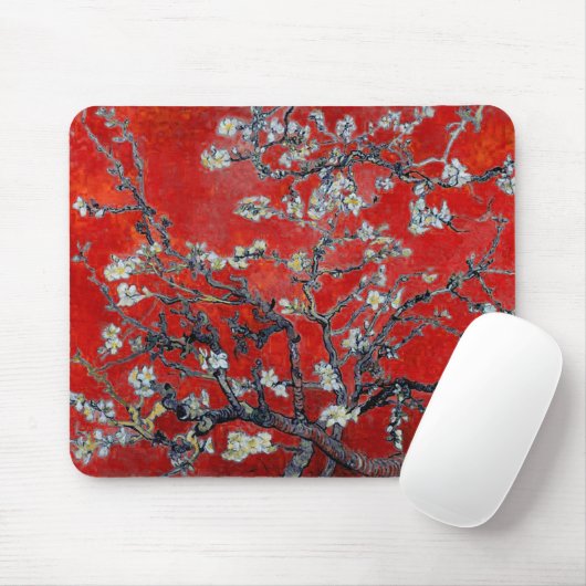 Vincent van Gogh-Niederlassungen mit Mandel-Blüte Mousepad (Mit Mouse)