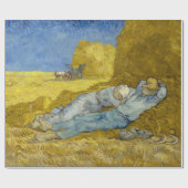 Vincent Van Gogh - Noon, Erholung aus der Arbeit / Geschenkpapier (Flach)