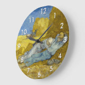 Vincent Van Gogh - Noon, Erholung aus der Arbeit / Große Wanduhr (Winkel)
