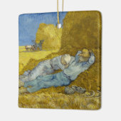 Vincent Van Gogh - Noon, Erholung aus der Arbeit / Keramikornament (Links)