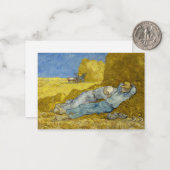 Vincent Van Gogh - Noon, Erholung aus der Arbeit / Mitteilungskarte (Vorderseite/Rückseite Beispiel)