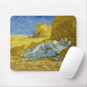 Vincent Van Gogh - Noon, Erholung aus der Arbeit / Mousepad (Mit Mouse)