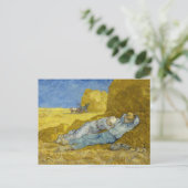 Vincent Van Gogh - Noon, Erholung aus der Arbeit / Postkarte (Stehend Vorderseite)
