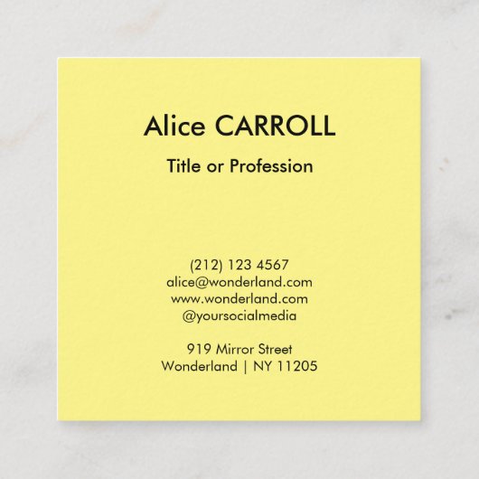 Vincent Van Gogh - Noon, Erholung aus der Arbeit / Quadratische Visitenkarte (Rückseite)