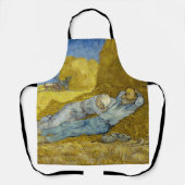 Vincent Van Gogh - Noon, Erholung aus der Arbeit / Schürze (Vorderseite)