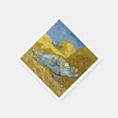 Vincent Van Gogh - Noon, Erholung aus der Arbeit / Serviette (Ecke)