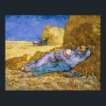 Vincent van Gogh Noon, The Siesta, after Millet Poster<br><div class="desc">Noon,  oder The Siesta,  nach Millet,  1890 | von Vincent van Gogh | Art Location: Museo d'Orsay,  Paris,  Frankreich | Dutch Artist | Image Collection number: XIR33780</div>