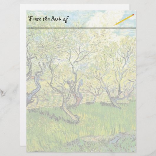 Vincent van Gogh, Obstgarten in Blossom (Vorne/Hinten)