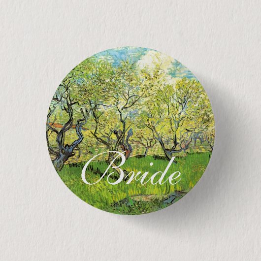 Vincent van Gogh, Obstgarten in Blossom Button (Vorderseite)