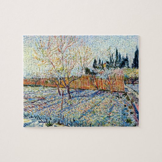 Vincent Van Gogh - Obstgarten mit Pfirsichbäumen Puzzle (Horizontal)