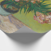 Vincent Van Gogh Oleander Blume Malerei Geschenkpapier (Ecke)