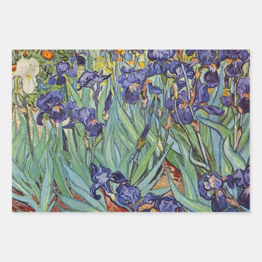 Vincent Van Gogh Oleander Blume Malerei Geschenkpapier Set (Vorderseite 3)