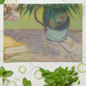 Vincent Van Gogh Oleander Blume Malerei Geschirrtuch (Gefaltet)