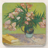 Vincent Van Gogh Oleander Blume Malerei Getränkeuntersetzer (Vorderseite)