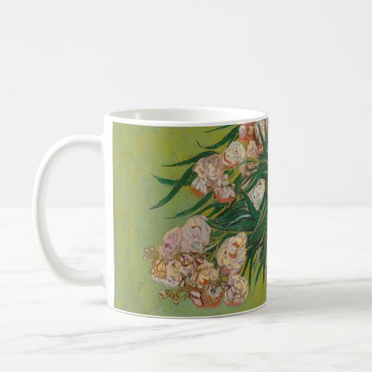 Vincent Van Gogh Oleander Blume Malerei Kaffeetasse (Links)