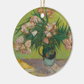Vincent Van Gogh Oleander Blume Malerei Keramik Ornament (Links)