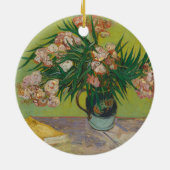Vincent Van Gogh Oleander Blume Malerei Keramik Ornament (Hinten)