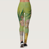Vincent Van Gogh Oleander Blume Malerei Leggings (Rückseite)