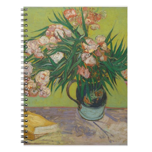 Vincent Van Gogh Oleander Blume Malerei Notizblock (Vorderseite)