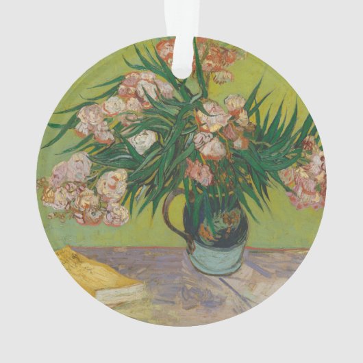 Vincent Van Gogh Oleander Blume Malerei Ornament (Rückseite)